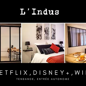 Apartamento L'indus 3 Etoiles Wifi, Netflix, Disney, Coeur De Bastide, Villefranche-de-Rouergue